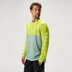 Men's SingleTrack Core Printed L/S Tee
