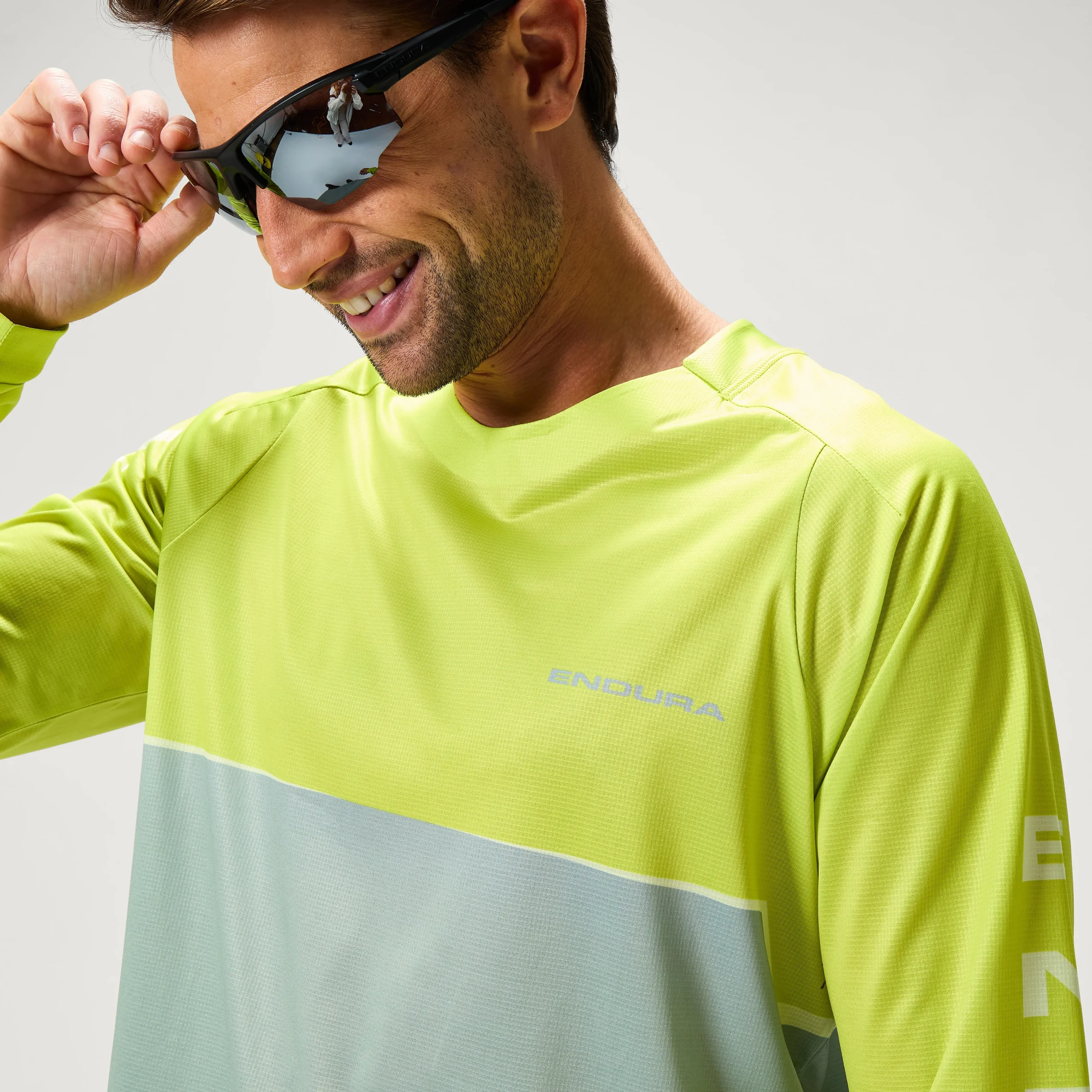Men's SingleTrack Core Printed L/S Tee
