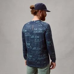 Men's SingleTrack L/S Print Tee