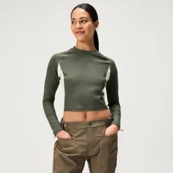 Women's SulTrac L/S Crop Tee