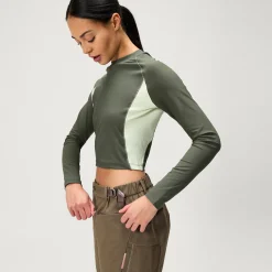 Women's SulTrac L/S Crop Tee